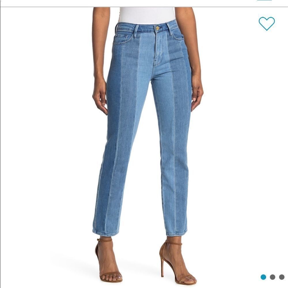 COPY - Frame Le Sylvie Multi Panel Staright Jeans-NWT
